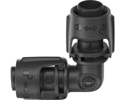 Gardena 13mm L-Stück 2er-Pack – Bato Bucket Bewässerung Aquaponik | Flos Aquaponik