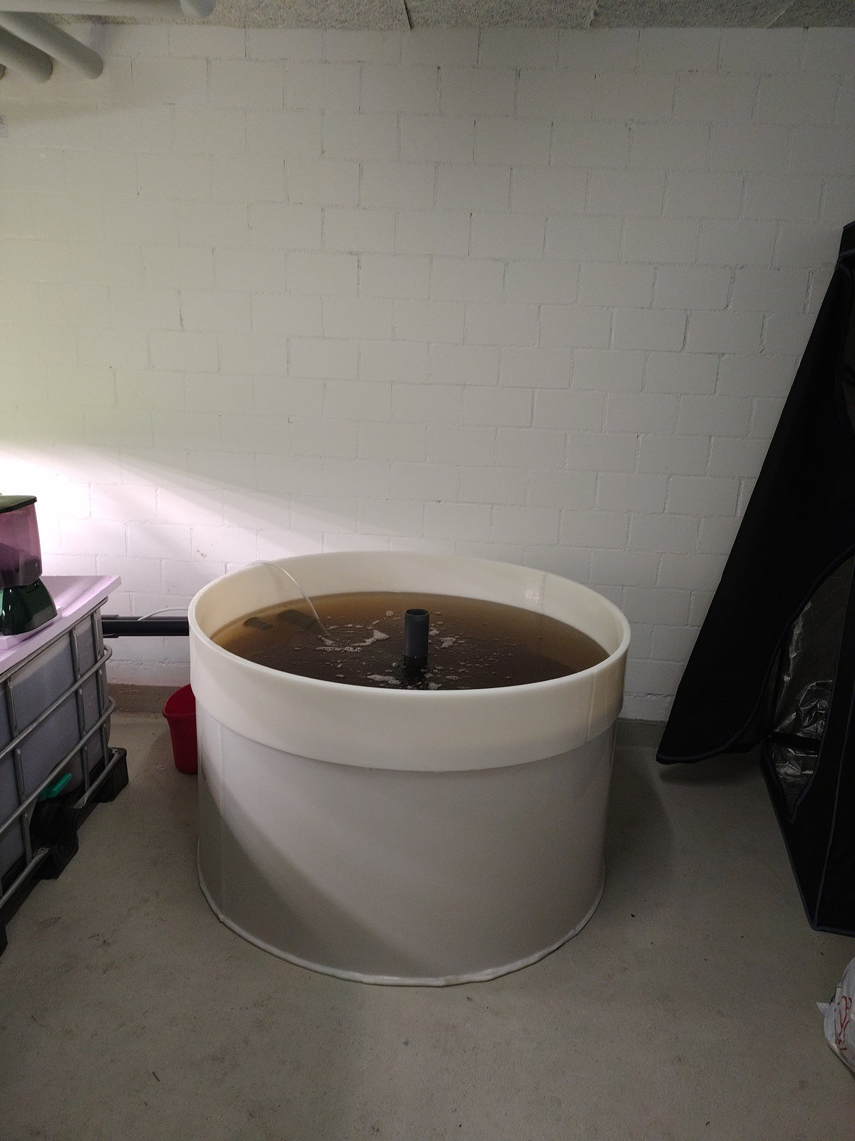 Bassin rond en PE 1000L – Aquaponie & pisciculture