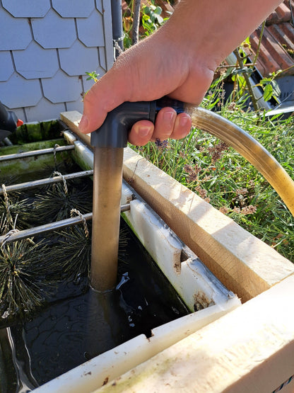 Schlammsauger D32mm – für Aquaponik-Balkonsysteme & Bürstenfilter