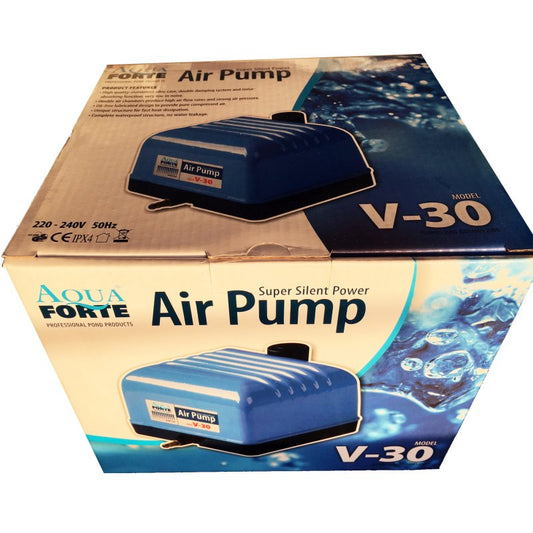 AquaForte V-Serie V-30 Luftpumpe – kraftvoll & zuverlässig für Teich & Aquaponik | Flos Aquaponik