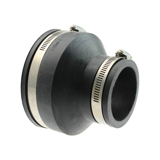 Flexible Reduziermuffe 110 × 75 mm – Metrischer Übergang mit Biss