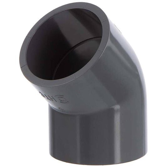 PVC-Winkel 45° – 2fach Klebemuffe