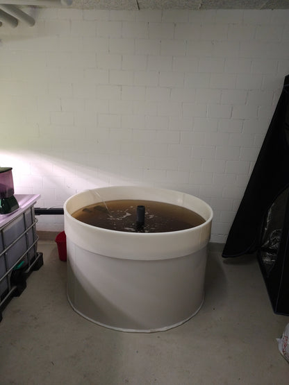 PE Rundbecken 1000L – Aquaponik & Fischzucht