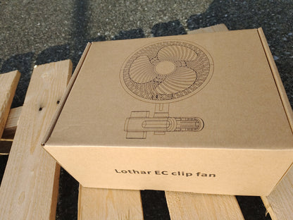 Lothar EC Clip Fan 200mm – Clip-Ventilator mit EC-Technologie für Growräume